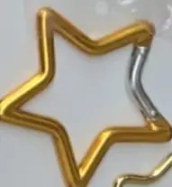 Carabiner clip-star shape