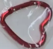 Carabiner clip-heart shape-2