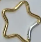 Carabiner clip-round star shape
