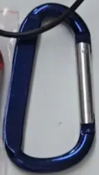 Carabiner clip-D shape-1